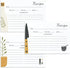 40 Recipe Cards for Recipe Box Boho Kitchen Recipe Cards in 3 Designs, Recipe Cards for Weddings or Bridal Showers, New Homeowner Gift...