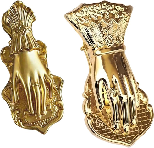 2PCS Vintage Lady's Hand Shape Book Clip Paper Storage Clip Journal Clips to Hold Journal Open While Writing Scrapbook Kit Document Clip...