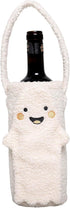 Pearhead Sherpa Wine Bottle Gift Bag, Ghost Wine Bottle Bag, Halloween Party Ideas, Sherpa Wine Gift Bag, Funny Fall Housewarming Ideas...