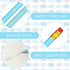 50 Pieces Baby Shower Half Pencils Golf Pencils with Erasers Pencils for Baby Shower 4 Inch Mini Presharpened Pencils for School Office Party Game...