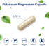 Potassium Magnesium Supplement 1000mg, Magnesium Potassium Zinc Aspartate Support Vascular, Bone, Heart, Muscle & Nerve Health, Non-GMO, Vegan, (1...