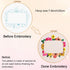Nuberlic Embroidery Kit for Beginner Adults Starters, Stamped Cross Stitch Gift, Pre-printed DIY Funny Photo Frame Needlepoint Kit, Include Embroi...