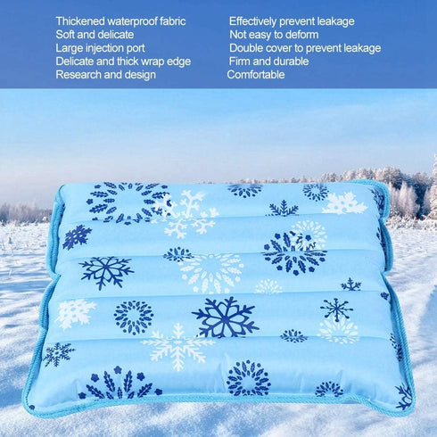 Cooling Mat, Cool Pillow Ice Pillow, Water Filling Ice Pillow Chair Pad, Multifunctional Children Adult Waterproof Ice Pillow Water Seat Cushion B...