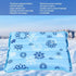 Cooling Mat, Cool Pillow Ice Pillow, Water Filling Ice Pillow Chair Pad, Multifunctional Children Adult Waterproof Ice Pillow Water Seat Cushion B...