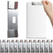 Vertical Blind Repair Vane Savers, Electroplated Vertical Blinds Repair Kit, Vertical Blind Repair Clips, Metal Vertical Blind Repair Tabs for Ver...