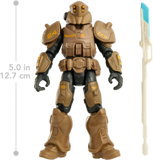 Mattel Disney and Pixar Lightyear Zap Commander Marquam Action Figure, 12 Points of Articulation & Accessory, 5-in Scale...