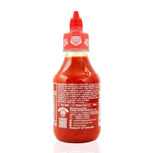 Crying Thaiger Sriracha Hot Chilli Sauce 200ml...