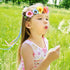 Syhood Daisy Crowns Making Kit, 109 Pieces Parts, Make Your Own Flower Crown Wreath Headbands and Bracelets Craft Kit Hair Accessories Handmade DI...