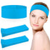 30 Pieces Disposable Spa Facial Headbands, Stretch Non-Woven Skincare Headband, Soft Skincare Hair Band with Adjustable Magic Tape for Women Girls...