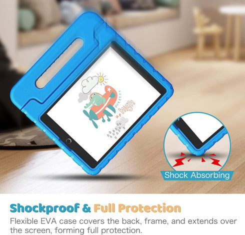 Fintie Kids Case for iPad 9th / 8th / 7th Generation (2021/2020 / 2019) 10.2 Inch - Shockproof Light Weight Handle Stand Case, Also Fit iPad Air 3...