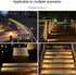 Solar Step Lights, Stair Fence Triangle Lights IP67 Outdoor Waterproof LED Deck Light for Garden Yard Patio, Porch, Front Door, Outside, Pathway, ...