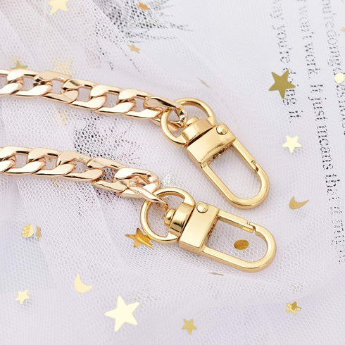 HAIOPS Purse Chain DIY Handbag Strap 15.75 inches Long Metal Accessory Replacement Chain Strap...