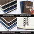 EUSOAR College Ruled Spiral Notebook, A5 3packs 5.5"X8.3" 120 Pages Lined Travel Writing Journal, Memo Notepad Sketchbook, Students Office Busines...