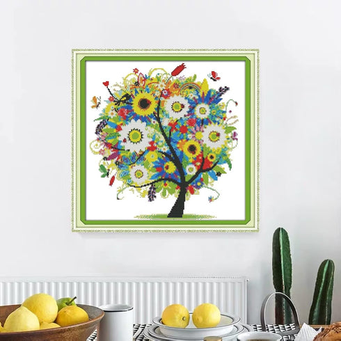Bilrost Cross Stitch Kits for Beginners Cross Stitch Needlepoint Kits for Adults Stamped Cross Stitch Kits for Adults DIY 14CT Embroidery Patterns...