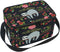 Naanle Cute Sloth on Tree Insulated Canvas Zipper Lunch Bag Cooler Tote Bag for Adult Teens Girls Boys Men Women, Animal Sloth Long Strap Lunch Bo...