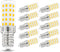 E14 European Base Candelabra Light Bulb,40W Equivalent 6000K Cool White AC 100-265V,E14 LED Bulbs for Chandeliers,Turkish Lamp,Refrigerator Bulb,C...