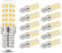 E14 European Base Candelabra Light Bulb,40W Equivalent 6000K Cool White AC 100-265V,E14 LED Bulbs for Chandeliers,Turkish Lamp,Refrigerator Bulb,C...