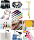 MSCFTFB 120 Pieces 5inch Silk Floss Tassels with Hang Loops Mini Tassels Mala Tassel Kits for Bookmarks Earring Dreamcatcher Jewerly Making Belt C...