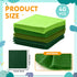 Hlonon 40Pcs Green Felt Fabric Sheets, 4 x 4 Inch Pre-Cut Felt Sheet for DIY Crafts Sewing Patchwork Art Projects, 4 Colors...
