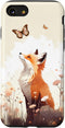iPhone SE (2020) / 7 / 8 Fox Butterfly Forest Animal Case...
