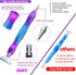16pcs Silver Metal Tips Diamond Painting Pen Kits, 6pcs Stainless Steel Tips, 6 Glue Clays, 2 Finger Sleeves , 5D Diamond Painting Accessories Too...