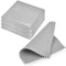 SEVENWELL 50pcs Jewelry Cleaning Cloth Gray Polishing Cloth for Sterling Silver Gold Platinum Small Silver Polish 8x8cm...