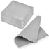 SEVENWELL 50pcs Jewelry Cleaning Cloth Gray Polishing Cloth for Sterling Silver Gold Platinum Small Silver Polish 8x8cm...