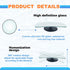 2Pcs Upgrade Blind Spot Mirror, 360° HD Glass Frameless Convex Rear View Mirrors Exterior Accessories with wide angle Adjustable Stick Blind Spot ...