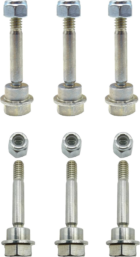 (Set of 6) 588077501 Snow Blower Shear Pin Bolt & Nut fits for Husqvarna 532179828 532187494 532188243 532192090 588077501 601001986 AYP 192090 ST...