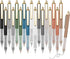 Pens Ballpoint 18-pcs Pens Medium Point Smooth Writing Pens Bulk Pens Black Ink 1.0 mm Journaling Pen Office Supplies for Women & Men...