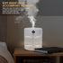 Desktop Humidifier,Humidifier For Bedroom, Plants, Office, Baby Room,humidifier sensor, real-time monitoring and adjusting humidity,2L,Auto Shut-O...