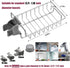 iPstyle Kitchen Sink Caddy Organizer Over Faucet Sponge Holder, Stainless Steel Heavy Duty Thickening Hanging Faucet Drain Rack for Scrubbers, Soa...