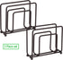 Mind Reader Wire Napkin Holder, Multi-Unit Free-Standing Tissue Storage, Dining Area, Break Room, Kitchen, Hospitality, Holds 50 Wipes, Pack of 2,...