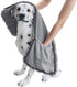Absorbent Dog Towel, Microfiber Quick Drying Towel Machine Washable with Hand Pockets Pet Towel for Medium Large Dog 35 x 15''...