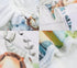 Popfavors, Yuzioey Safari Baby Monthly Milestone Blanket - Jungle Animals Growth Chart for Nursery Decor - White, 50Inx40In - Includes Marker...