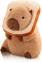 Cute Capybara Plush Kawaii Soft Capybara Plush Doll Pillow with Bread Capybara Stuffed Aniamls Toys for Girls Kids Adults Birthdays Valentines Gif...