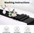 5-Pack Satin Table Runner Black 12 x 108 inches Long, Table Runners for Wedding, Birthday Parties, Banquets Decorations?5 Pack, 12x108 Inch, Black...