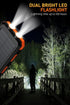 Power Bank,Solar Charger,36800mAh 5V3.1A QC 3.0 Dual 2 USB Port Built-in Powerful Flashlight IPX7 Waterproof Dustproof Shockproof(Deep Orange)......