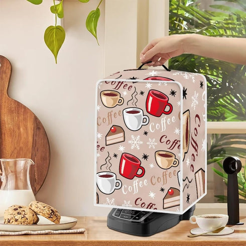 Coffee Cup Coffee Machine Covers Dust Resistant Protective Covers for Coffee Makers Blender Mixer Juice Machine Dust Proof Washable Covers...
