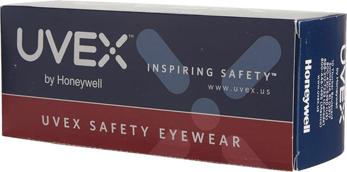 Honeywell Uvex Ademco by S2500C Astrospec OTG 3001 Safety Eyewear, Black Frame, Clear UV Extreme Anti-Fog Lens, S2500C Astrospec OTG 3001 Safety E...