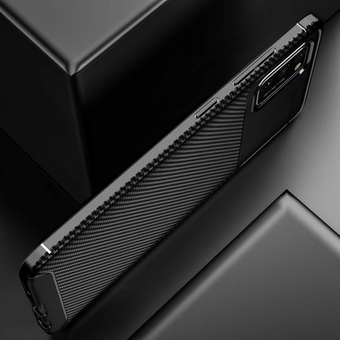 Case Compatible with Samsung Galaxy A02s Case, Carbon Fiber Texture Design Cover Anti-Scratch Shock Absorption Case made for Samsung Galaxy A02s (...