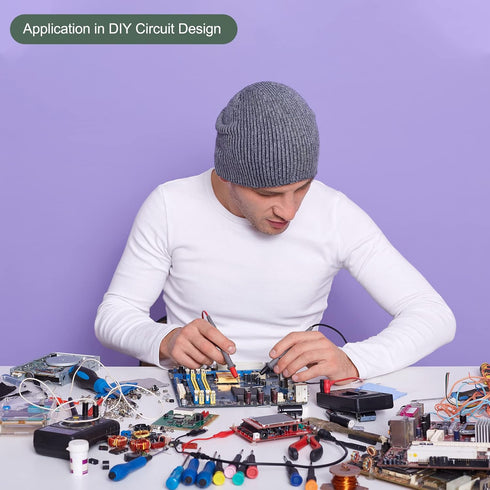 YOKIVE 20 Pcs Metal Oxide Film Resistors, Axis Lead Resistor, Keep Normal Circuit Operation, Great for Electric Power Equipment (Grey, 3W, 62 Ohm)...