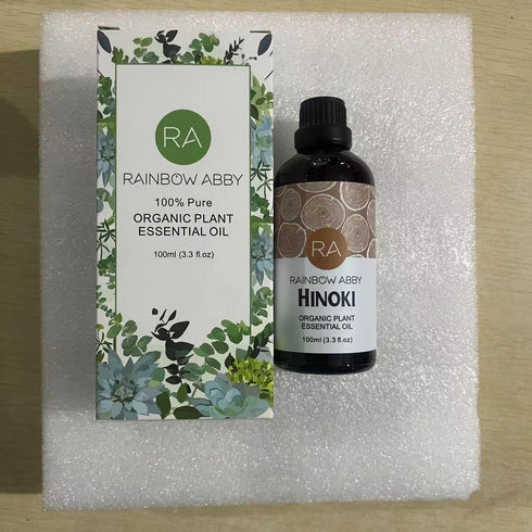 Hinoki Essential Oil (100ML), 100% Pure Natural Organic Aroma Hinoki Oil for Diffuser, Massage, Skin Care, Yoga...