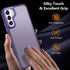 Rayboen for Samsung Galaxy S22 Plus Case, Translucent Frosted Hard Back Silicone Edge Skin Feel Anti-Fingerprint Anti-Scratch Protective Slim Cove...