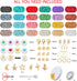 LASOFAMERE 4mm Seed Beads for Bracelets Making, Friendship Bracelet Making Kit for Girls, 24 Colors Bead Bracelet Kit Jewelry Making, DIY Arts Cra...