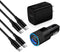 Samsung Charger Block 2 Port Super Fast Charging Android Car Cable for Samsung Galaxy A15 5G A35 A55 A25 S24 Ultra A14 A54 S23, 25W Wall Charger,3...