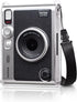 MUZIRI KINOKOO Clear EVO Case for Fujifilm Instax Mini EVO Instant Camera - Hard PVC Fuji Mini EVO Carrying Protective Case with Shoulder Strap -T...