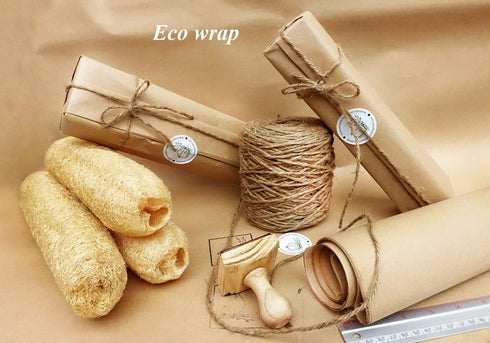 Natural Whole Loofah 3 PCS Exfoliating Body Scrubber Dead Skin Remover Bath Sponge Shower Zero Waste...