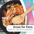 CHAMPS Wooden Spoons 6-Pack – 18 Inch Bamboo Kitchen Utensils – Large Wooden Cooking Spoons for Mixing, Stirring & Serving – Non-Scratch Wood Spoo...