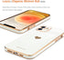 Teageo Compatible with iPhone 12 Case for Women Girl Cute Love-Heart Luxury Bling Plating Soft Back Cover Raised Full Camera Protection Bumper Sil...